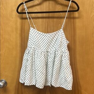Kate Spade x Target Polka Dot Peplum Tank